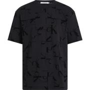 Zwarte T-shirts en Polos Moderne Stijl Calvin Klein , Black , Heren