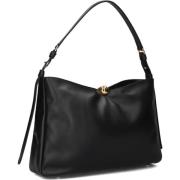 Zachte Schoudertas voor Vrouwen Furla , Black , Dames