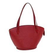 Pre-owned Leather louis-vuitton-bags Louis Vuitton Vintage , Red , Dam...