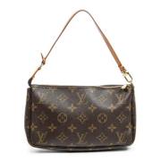 Pre-owned Canvas handbags Louis Vuitton Vintage , Brown , Dames