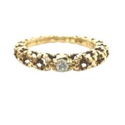 Pre-owned Rose Gold rings Gucci Vintage , Yellow , Dames