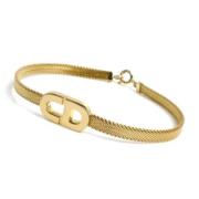 Pre-owned Yellow Gold dior-jewelry Dior Vintage , Yellow , Dames