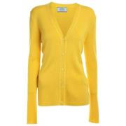 Pre-owned Cashmere tops Prada Vintage , Yellow , Dames