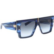 B-Grand B Zonnebril met Gradiëntlens Balmain , Blue , Heren