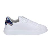 Leren Heren Sneakers Stijlvolle Schoenen Philippe Model , White , Here...