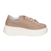 Leren damessneakers Gio+ , Beige , Dames