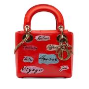 Pre-owned Leather dior-bags Dior Vintage , Red , Dames