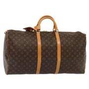 Pre-owned Canvas travel-bags Louis Vuitton Vintage , Brown , Dames