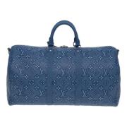 Pre-owned Canvas louis-vuitton-bags Louis Vuitton Vintage , Blue , Dam...