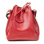 Pre-owned Leather louis-vuitton-bags Louis Vuitton Vintage , Red , Dam...