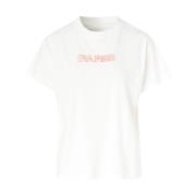 Witte Dames T-shirt Philippe Model , White , Dames