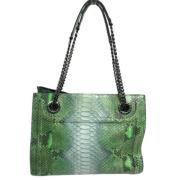 Pre-owned Fabric shoulder-bags Bvlgari Vintage , Green , Dames