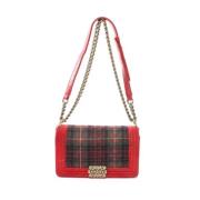 Pre-owned Wool shoulder-bags Chanel Vintage , Red , Dames