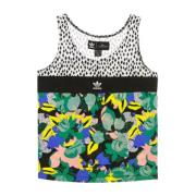 Multicolor Tanktop voor Vrouwen Adidas , Multicolor , Dames