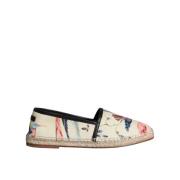 Beige Canvas Instap Espadrilles Schoenen Dolce & Gabbana , Multicolor ...