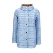 Omkeerbare Donsjas Trechterhals Blauw Herno , Blue , Dames