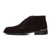 Klassieke Bruine Suède Schoenen Tommy Hilfiger , Brown , Heren