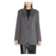 Blazer Donna Herfst/Winter Collectie Only , Gray , Dames