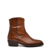 Leren Texano Laarzen in Cuoio Stijl Alexander Hotto , Brown , Dames