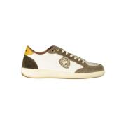 Witte Polyester Sneaker Blauer , Multicolor , Heren