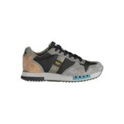 Grijze Polyester Sneaker Blauer , Multicolor , Heren