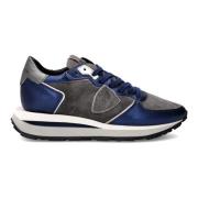 Sneakers Tropez Haute Running Women, Blue Grey Philippe Model , Multic...