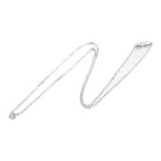 Pre-owned White Gold necklaces Cartier Vintage , Gray , Dames