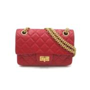 Pre-owned Leather shoulder-bags Chanel Vintage , Red , Dames