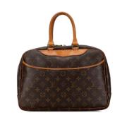 Pre-owned Canvas handbags Louis Vuitton Vintage , Brown , Dames