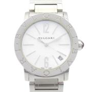 Pre-owned Stainless Steel watches Bvlgari Vintage , Gray , Dames