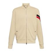 Ritssluiting hoodie Moncler , Beige , Heren