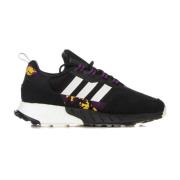 Boost Sneaker Zwart/Wit/Paars Adidas , Black , Heren