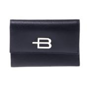 Wallet in black saffiano Baldinini , Black , Dames