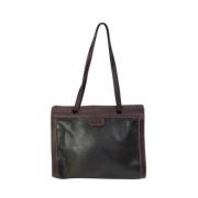 Pre-owned Leather shoulder-bags Hermès Vintage , Brown , Dames