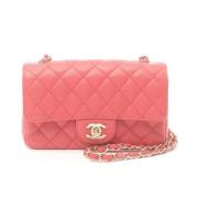 Pre-owned Fabric shoulder-bags Chanel Vintage , Pink , Dames