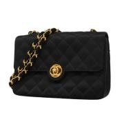 Pre-owned Fabric chanel-bags Chanel Vintage , Black , Dames