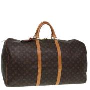 Pre-owned Canvas travel-bags Louis Vuitton Vintage , Brown , Dames