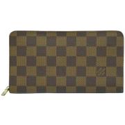 Pre-owned Canvas wallets Louis Vuitton Vintage , Brown , Dames