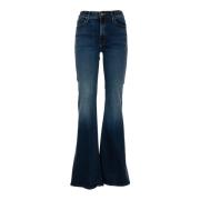 Denim Doozy Jeans Mother , Blue , Dames