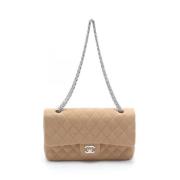 Pre-owned Cotton chanel-bags Chanel Vintage , Beige , Dames