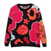 Dames Trui Herfst/Winter Collectie Desigual , Multicolor , Dames