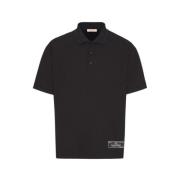 Stijlvolle Polo Shirt voor Mannen Valentino , Black , Heren