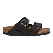 Grijze Suède Sandal Birkenstock , Gray , Dames