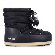 Zwarte Gesloten Nylonlaarzen EVX Light Moon Boot , Black , Dames