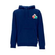 Navy Hoodie met Kangoeroezak HUF , Blue , Heren