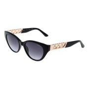 Zwarte Dames Cat Eye Zonnebril Guess , Black , Unisex