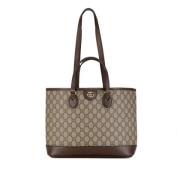 Pre-owned Fabric gucci-bags Gucci Vintage , Beige , Dames