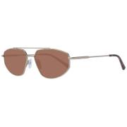 Gouden Aviator Zonnebril Serengeti , Yellow , Unisex