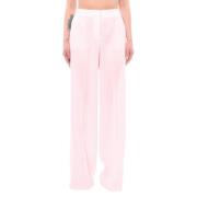 Wijde Crêpe Broek Pinko , Pink , Dames