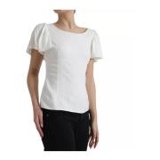 Luxe witte blouse top Dolce & Gabbana , White , Dames